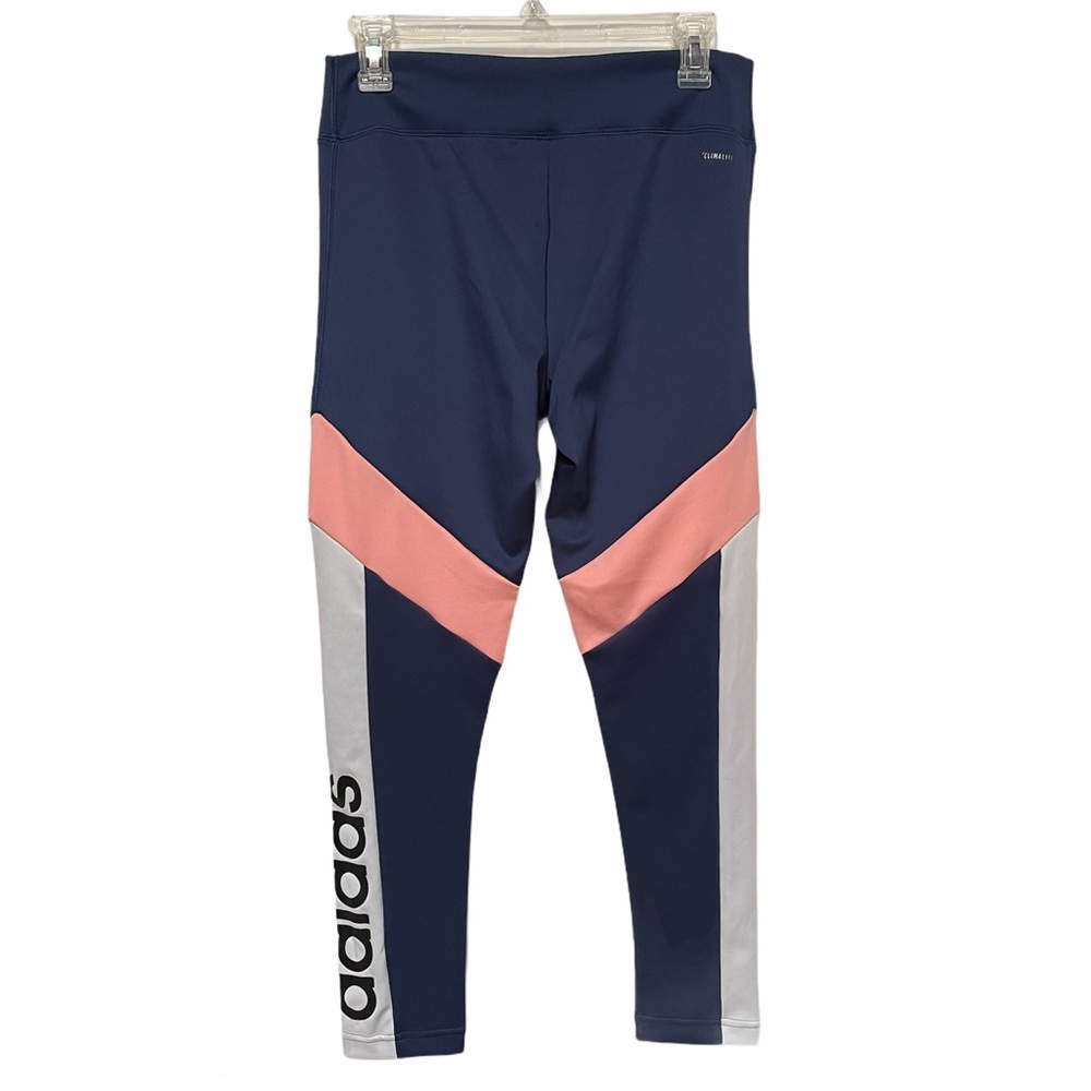 Adidas Color Block High Rise 7/8 Tights - Picture 3 of 8